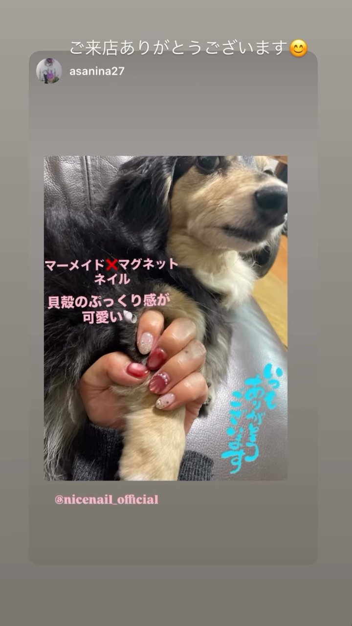NICENAILのお客様施術 お客様ネイル⑤