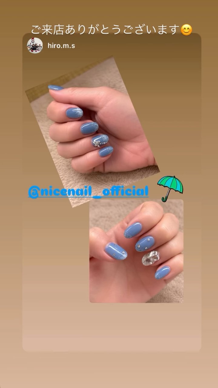NICENAILのお客様施術 お客様ネイル①