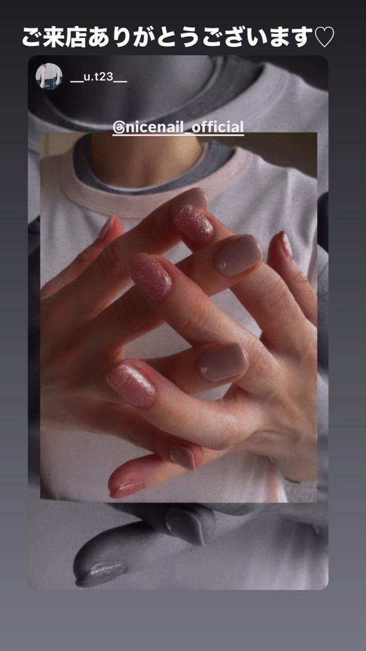 NICENAILのお客様施術 お客様ネイル②