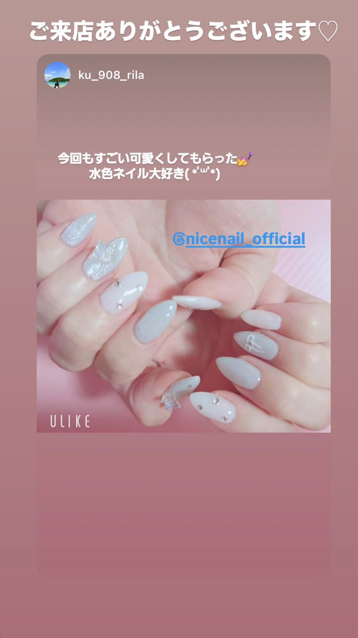 NICENAILのお客様施術 お客様ネイル⑤