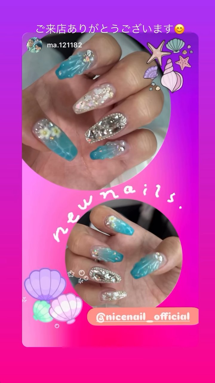 NICENAILのお客様施術 お客様ネイル④