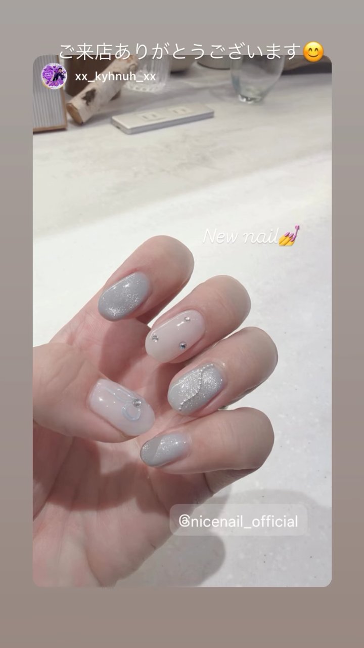 NICENAILのお客様施術 お客様ネイル①