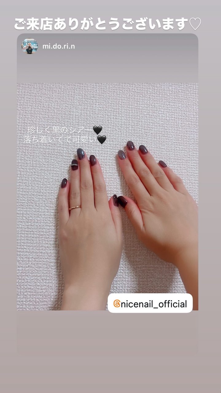 NICENAILのお客様施術 お客様ネイル⑤