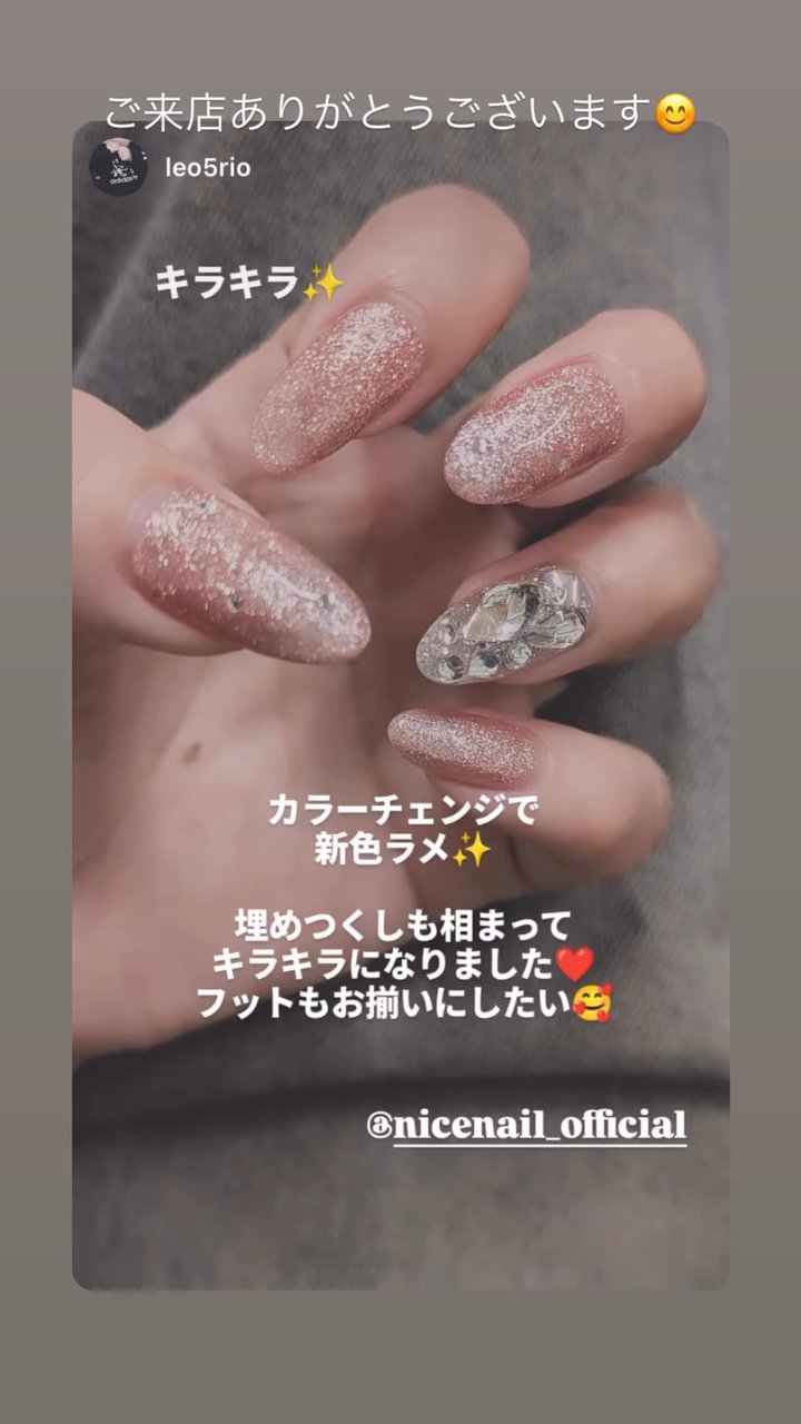 NICENAILのお客様施術 お客様ネイル②