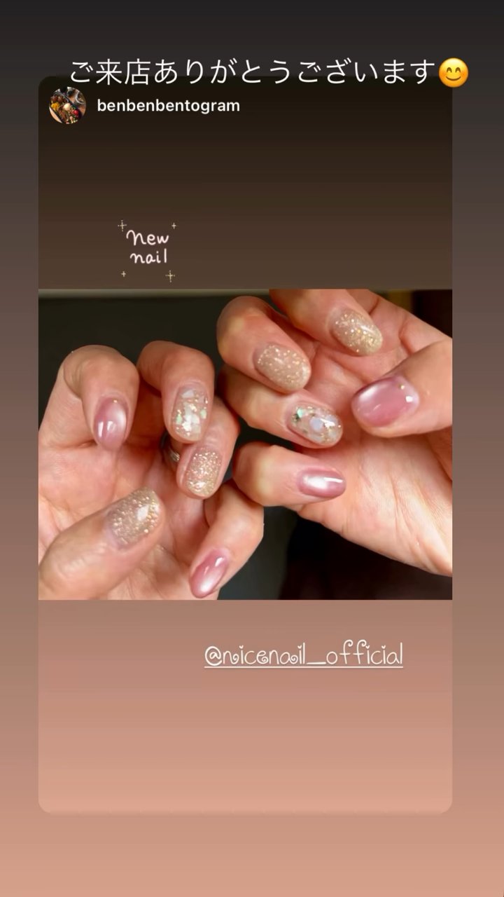 NICENAILのお客様施術 お客様ネイル④