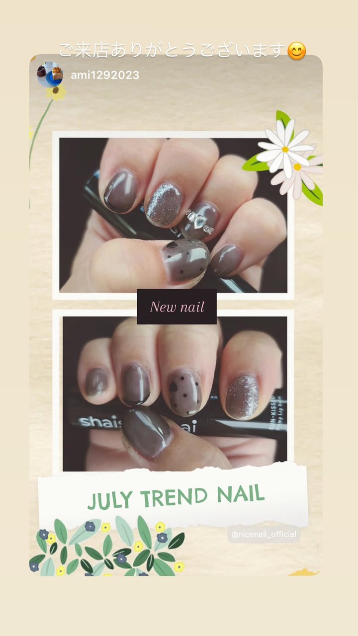 NICENAILのお客様施術 お客様ネイル①