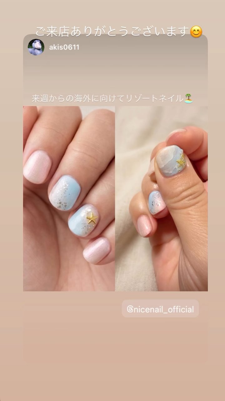 NICENAILのお客様施術 お客様ネイル③