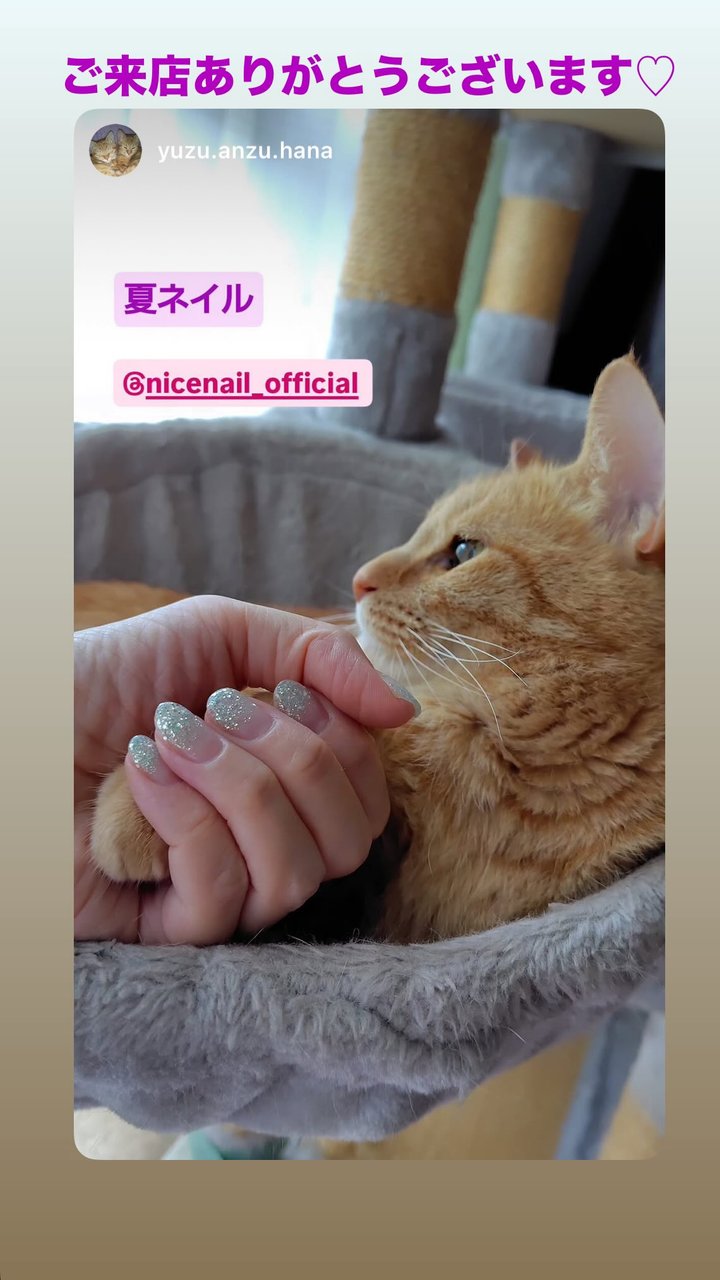 NICENAILのお客様施術 お客様ネイル①