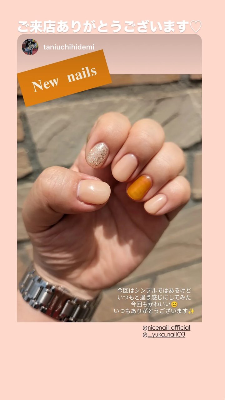 NICENAILのお客様施術 お客様ネイル④