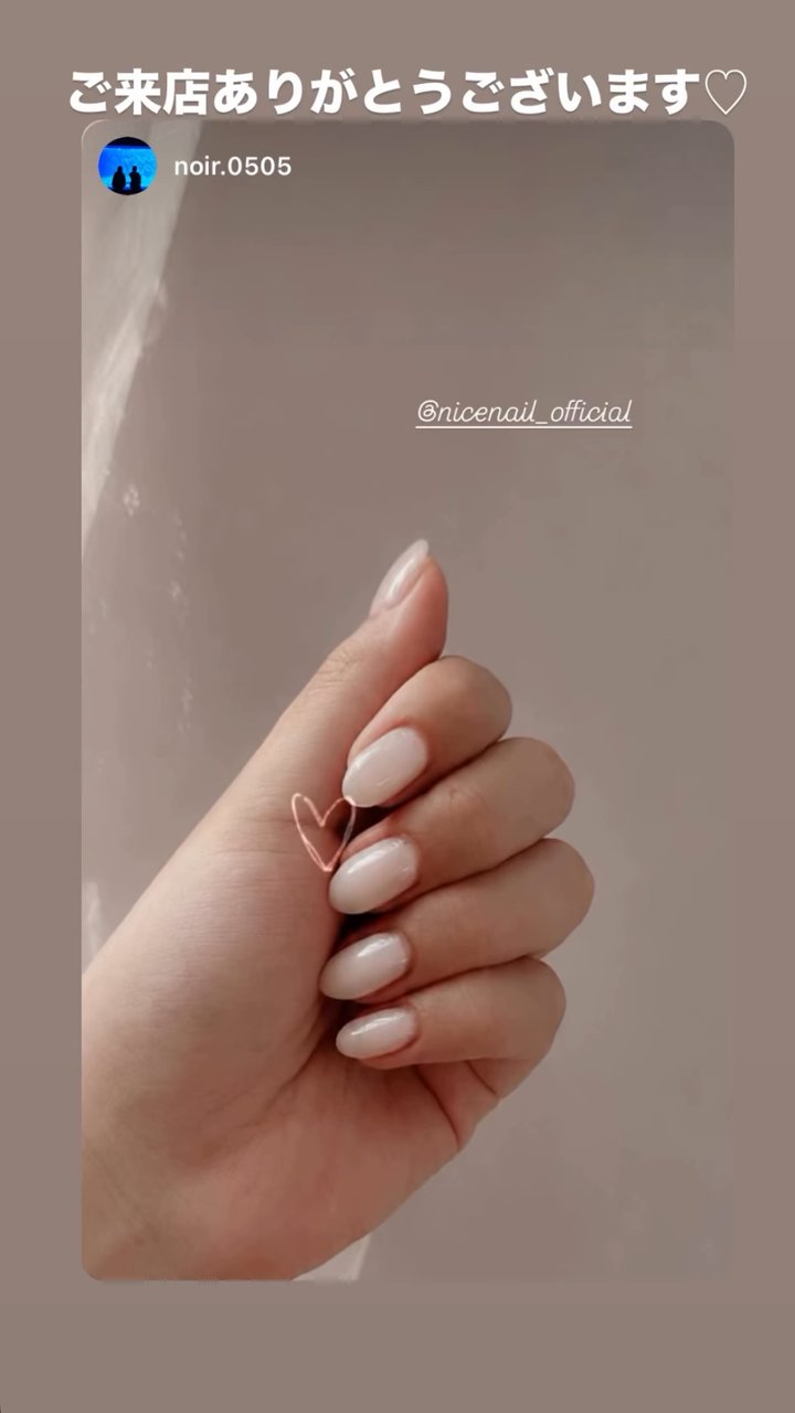 NICENAILのお客様施術 お客様ネイル①