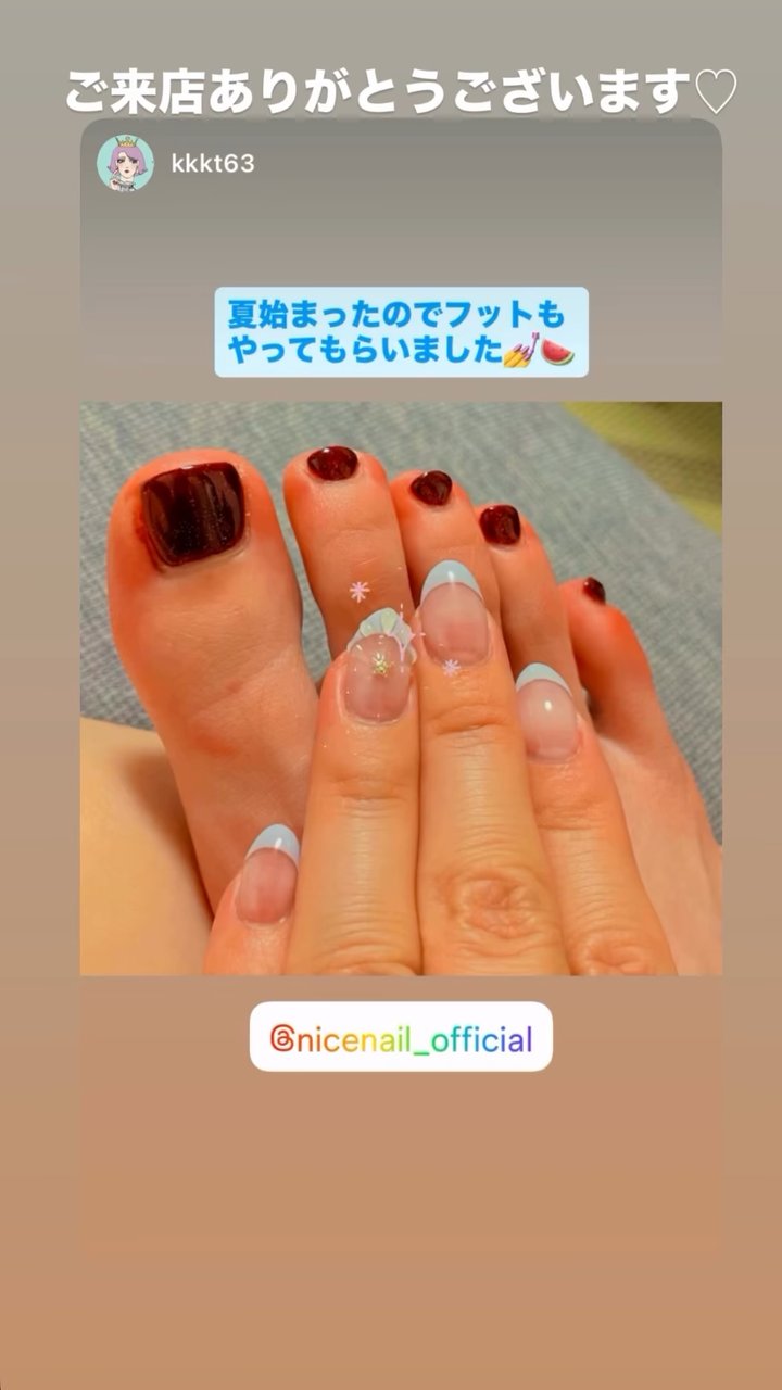 NICENAILのお客様施術 お客様ネイル③