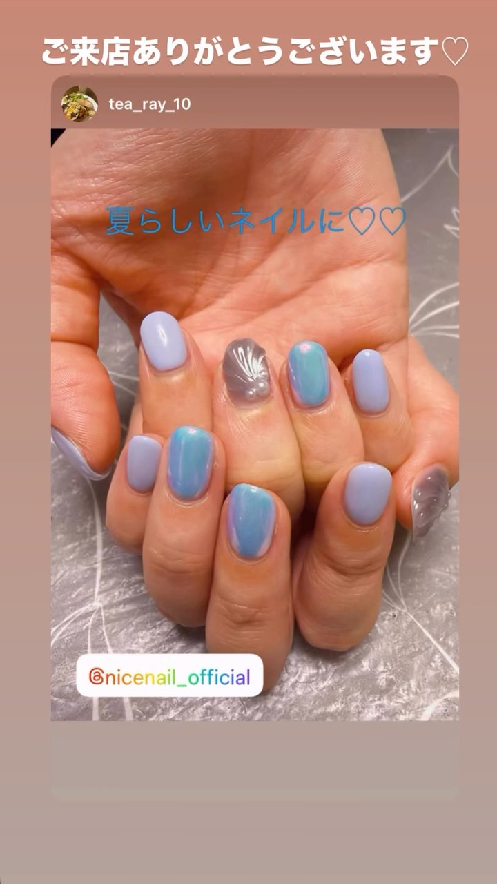 NICENAILのお客様施術 お客様ネイル⑤
