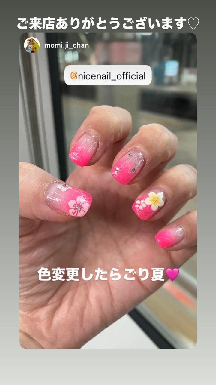 NICENAILのお客様施術 お客様ネイル②