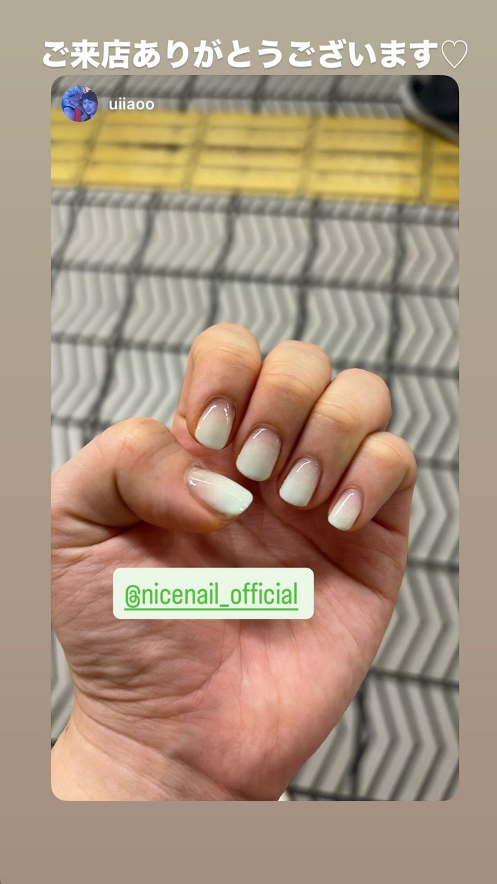 NICENAILのお客様施術 お客様ネイル①