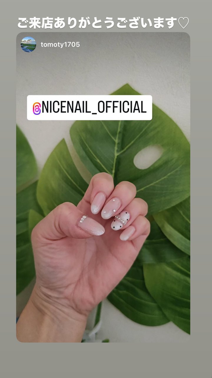 NICENAILのお客様施術 お客様ネイル④
