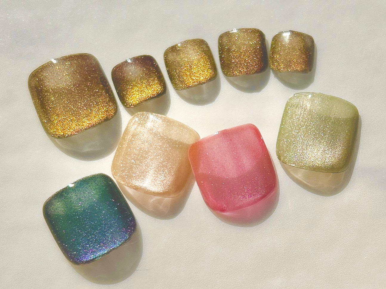 【オフ無料】【フット】ワンカラーマグネットネイル