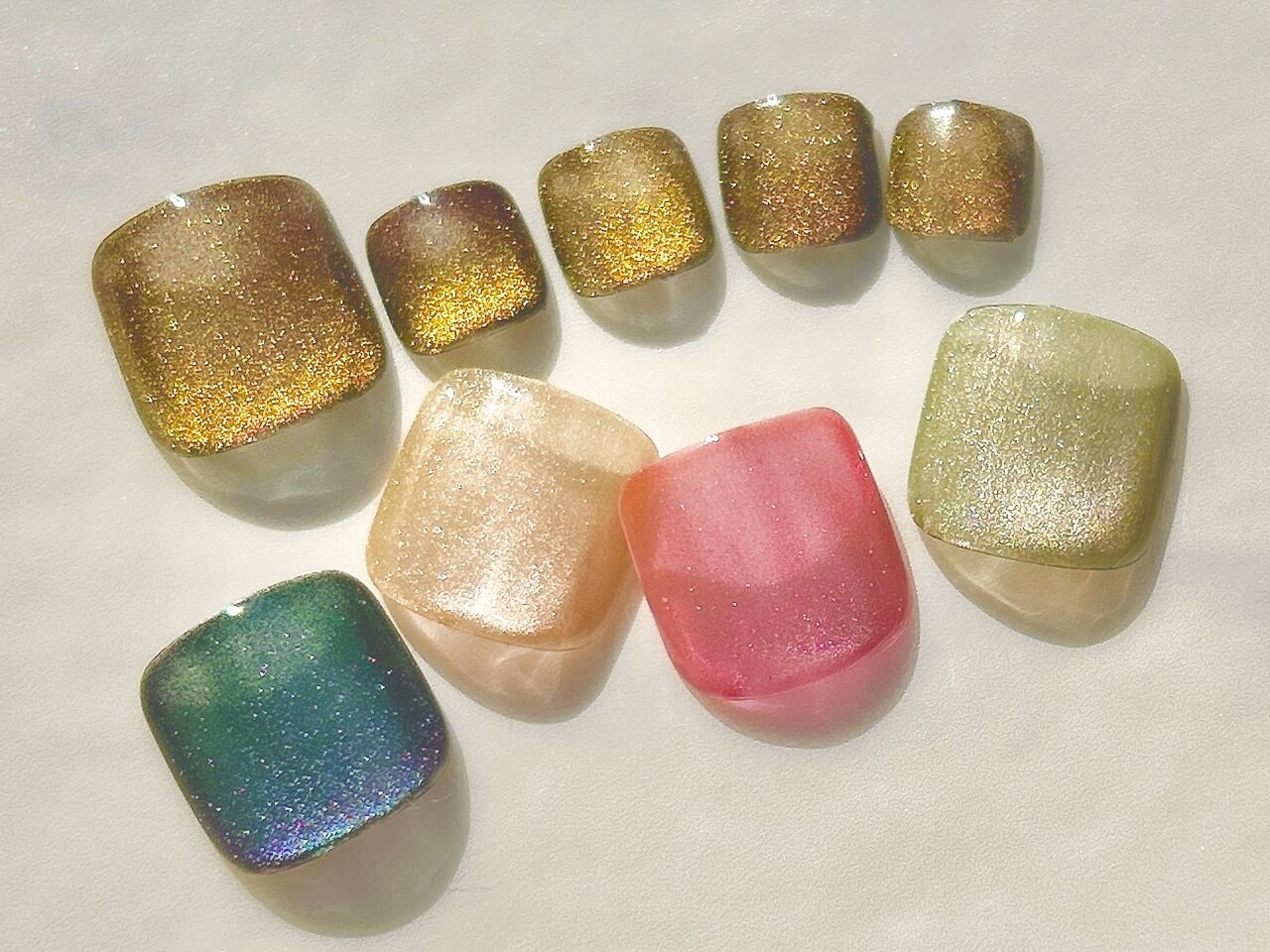 【オフ無料】【フット】ワンカラーマグネットネイル